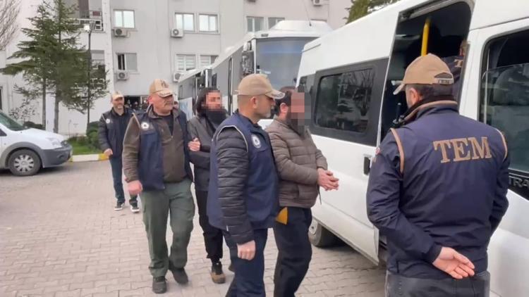 Sakaryada ‘Bozdoğan-11’ operasyonunda yakalanan 14 DEAŞ şüphelisi tutuklandı