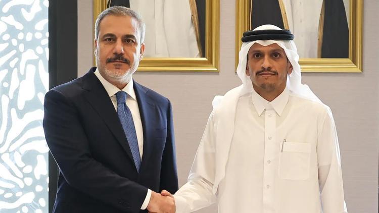 Son dakika... Bakan Fidan, Katar Başbakanı ve Dışişleri Bakanı Al-Sani ile görüştü