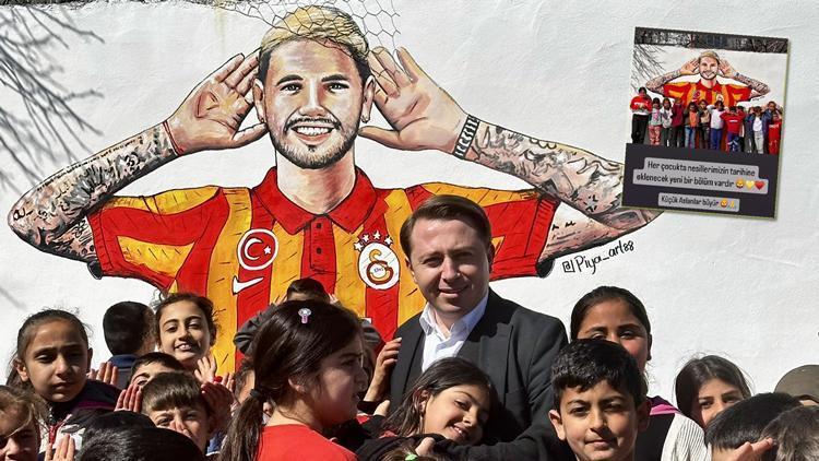 Galatasaraylı Icardi, Diyarbakırlı çocukları sosyal medya hesabında paylaştı Küçük aslanlar büyür...