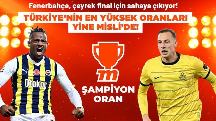 Fenerbahçenin Union SG rövanşına en yüksek iddaa oranları Mislide Son gelişmeler...