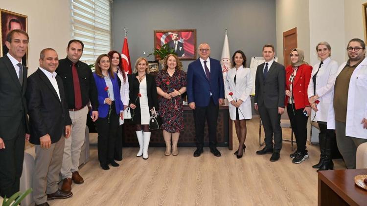 Başkan Ergün, sağlık çalışanlarıyla bir araya geldi