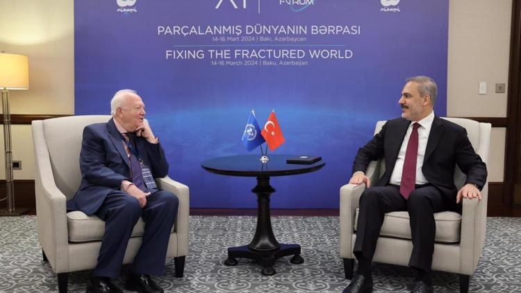 Dışişleri Bakanı Fidan, BM Medeniyetler İttifakı Yüksek Temsilcisi Moratinos ile görüştü
