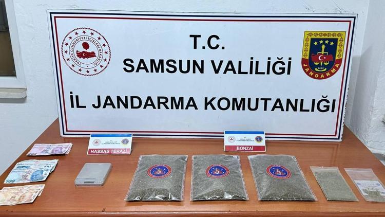 Evinde 1 kilo bonzaiyle yakalanan şüpheliye gözaltı