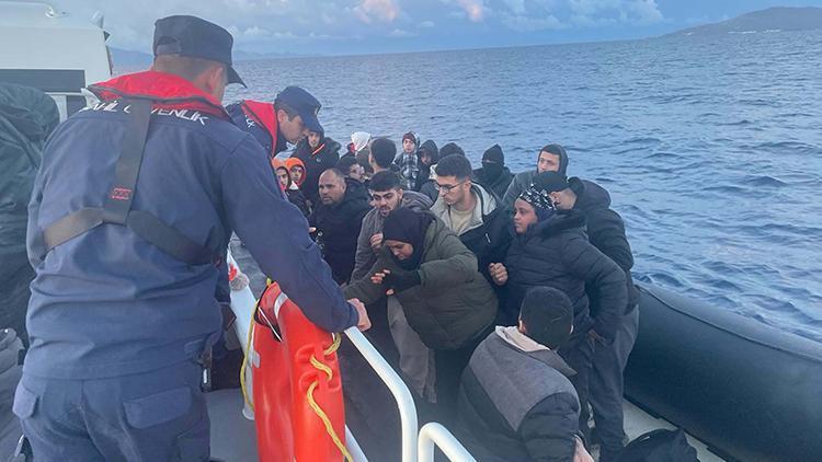 Sahil Güvenlik harekete geçti, 34 kaçak göçmen yakalandı