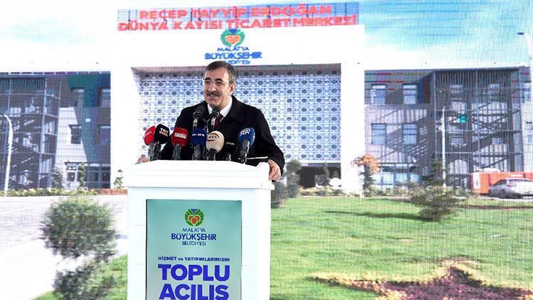 Cumhurbaşkanı Yardımcısı Yılmaz Malatya’da konuştu: Yıl sonunda 200 bin konut hak sahiplerine teslim edilecek