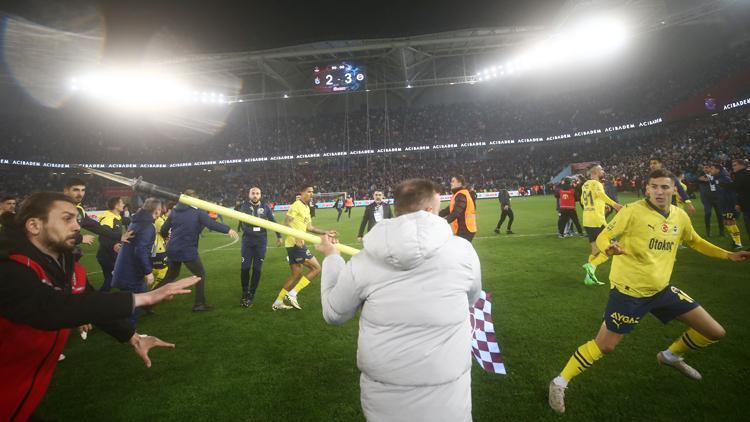 Trabzonspor - Fenerbahçe maçı sonrası dehşet verici olaylar yaşandı