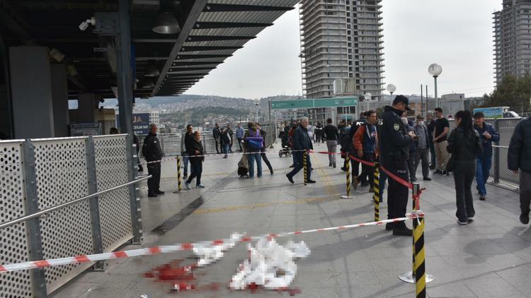 İzmirde aktarma merkezi önünde silahlı saldırı; 1 ölü, 2 yaralı