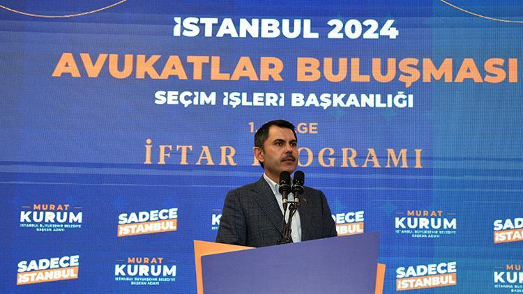 Murat Kurum: Ofisini kuracak olan genç avukatlara 100 bin TL destek vereceğiz