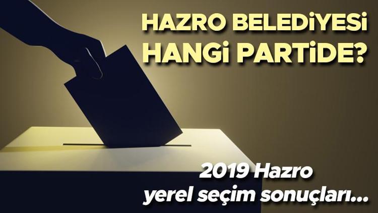 Hazro Belediyesi hangi partide Diyarbakır Hazro Belediye Başkanı kimdir 2019 Hazro yerel seçim sonuçları...