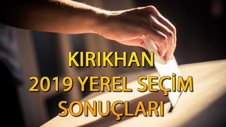 Kırıkhan Belediyesi hangi partide Hatay Kırıkhan Belediye Başkanı kimdir 2019 Kırıkhan yerel seçim sonuçları...