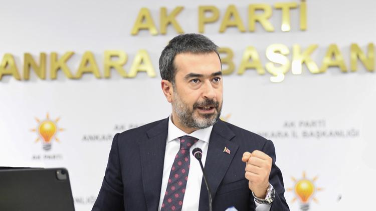 AK Parti Ankara İl Başkanı Özcandan Yavaşa: Bir kere olsun başında baretle gördünüz mü
