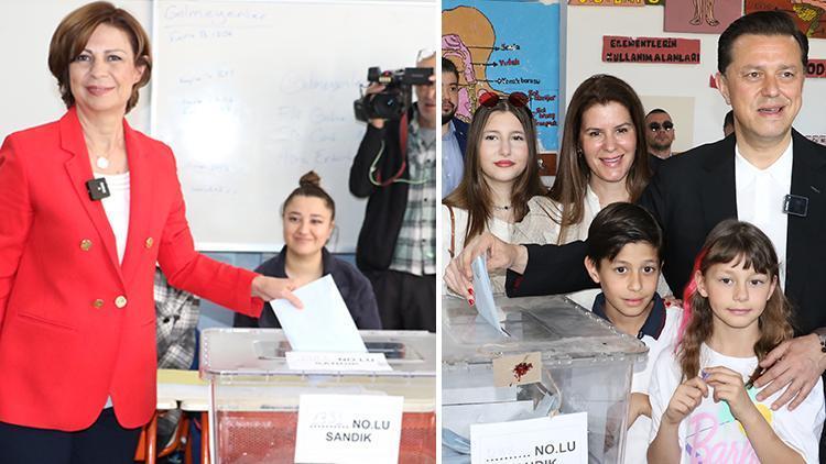 Eskişehir’de belediye başkan adayları oylarını kullandı