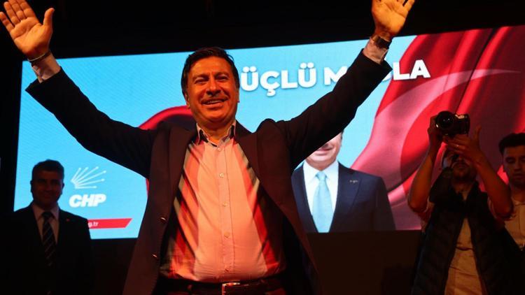 Muğlada büyükşehir ve 11 ilçede CHP, 2 ilçede ise AK Parti başkanlığı kazandı