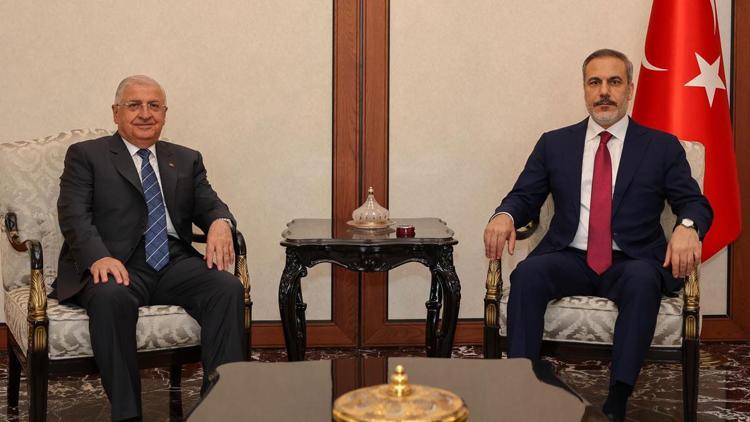 Son dakika... Bakan Fidan, MSB Bakanı Güler ile görüştü