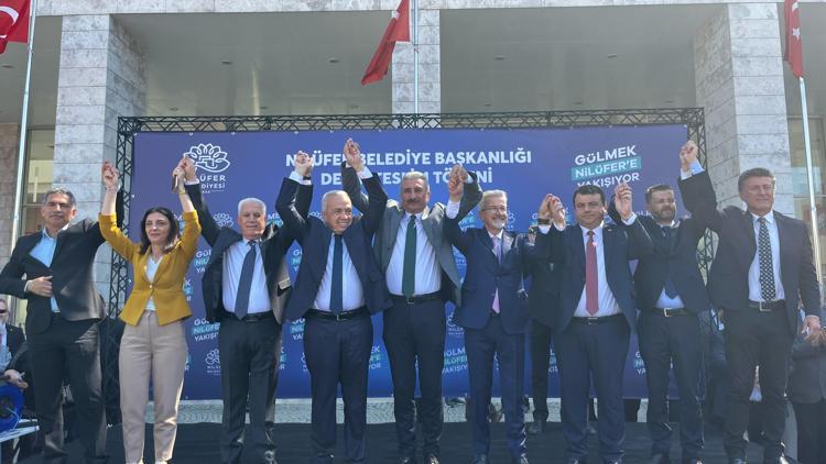 Nilüfer Belediye Başkanı Şadi Özdemir göreve başladı
