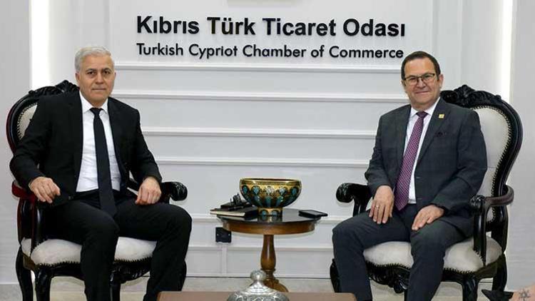 Avrupalı Türk Markalar Birliği’nden Kıbrıs Türk Ticaret Odası’na ziyaret