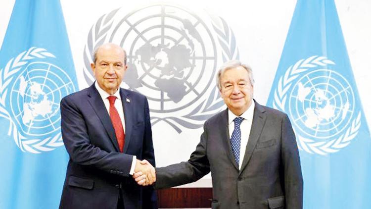 Tatar’dan Guterres’e net cevap: Rumlarla müzakere zemini bulunmuyor