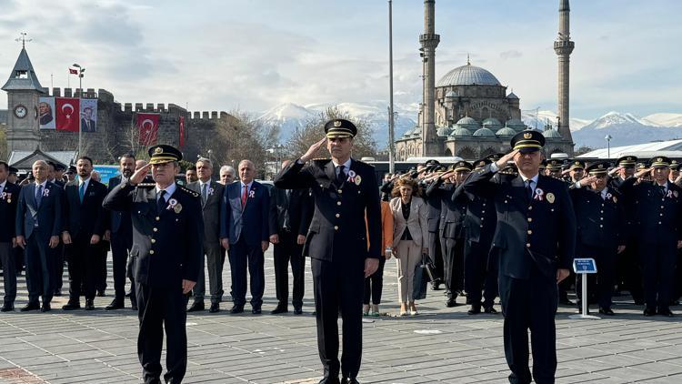 Kayseride Türk Polis Teşkilatının 179uncu yılı kutlandı