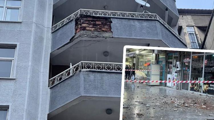 Hakkaride korkunç olay: 7 katlı binadan başına beton parçası düştü Hayati tehlikesi sürüyor...