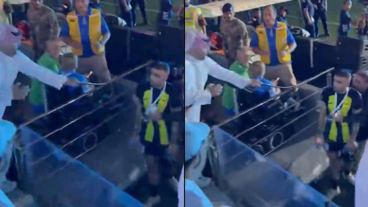 Jorge Jesusun Süper Kupaya uzandığı maçta kırbaçlı saldırı