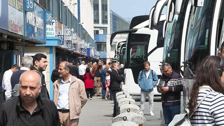 15 Temmuz Demokrasi Otogarında bayram dönüşü hareketliliği