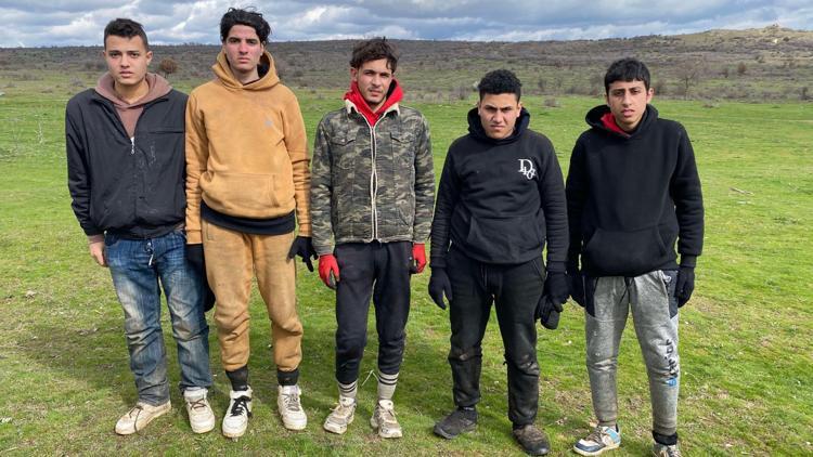 Edirnede 5 düzensiz göçmen yakalandı