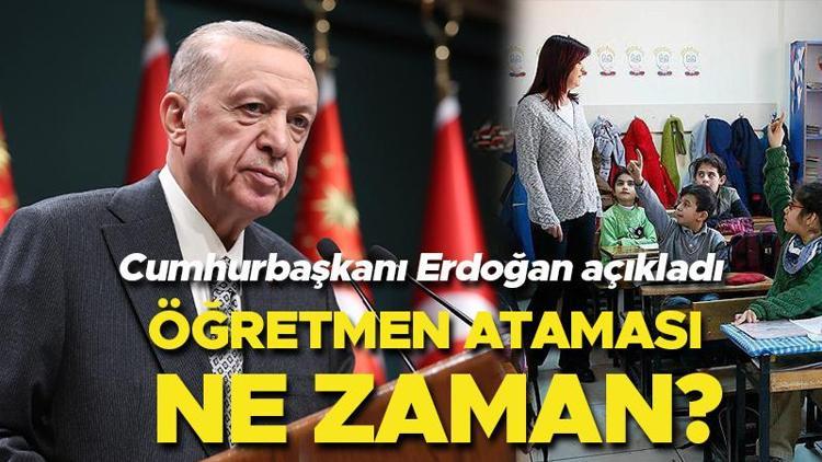 ÖĞRETMEN ATAMASI NE ZAMAN YAPILACAK Cumhurbaşkanı Erdoğandan 2024 öğretmen atamasıyla ilgili son dakika açıklama: Öğretmen atama takvimi belli oldu mu, MEB başvuru kılavuzu yayınlandı mı
