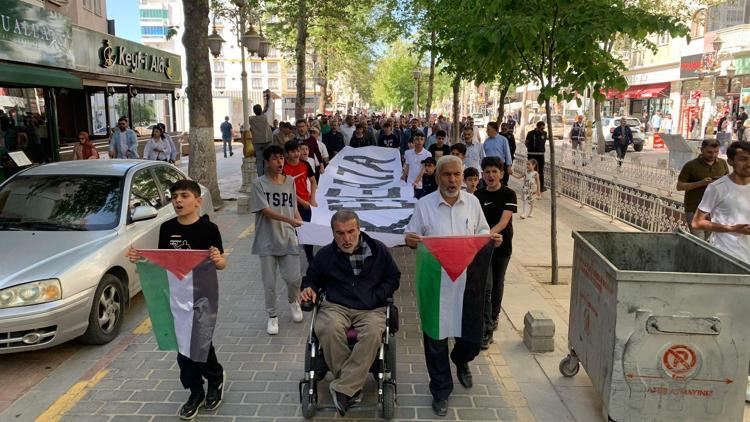 Malatyada, STKlardan Gazze yürüyüşü