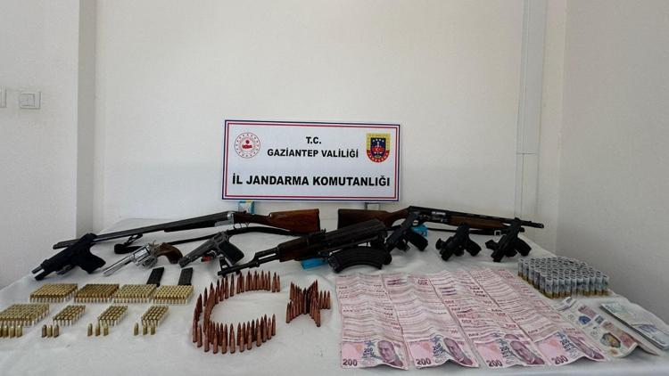 Gaziantepte silah kaçakçılığı operasyonu: 5 gözaltı