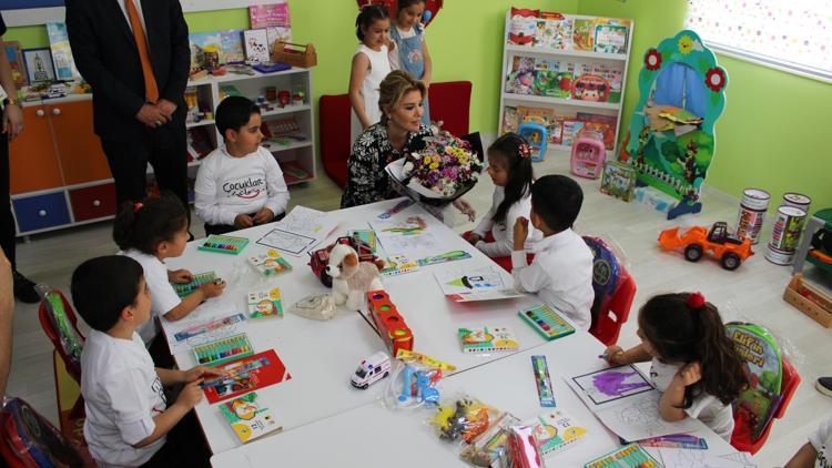 Çocuklar Gülsün Derneğinin Malatyada yaptırdığı anaokulu açıldı