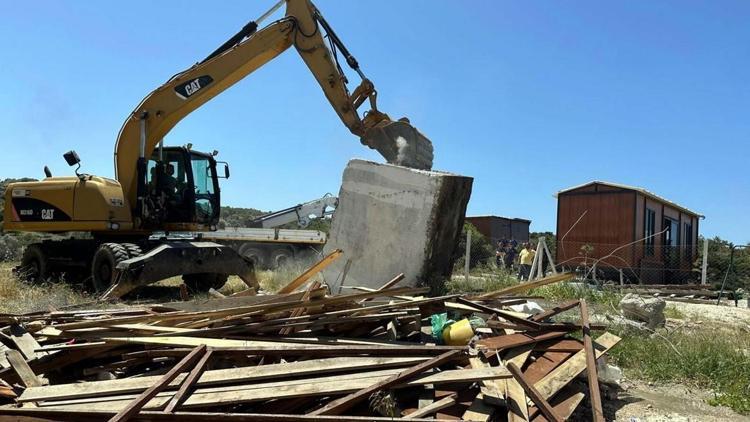 İzmirde izinsiz Tiny Houselar için harekete geçildi