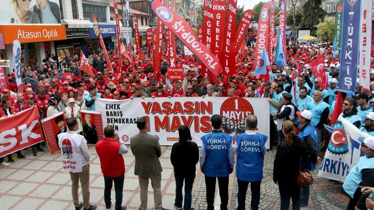 Edirnede 1 Mayıs kutlamasına 2 bin kişi katıldı