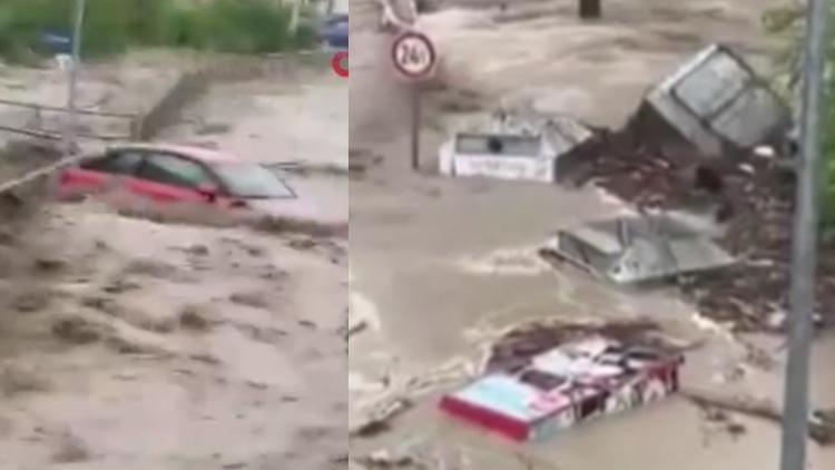 Almanyada şiddetli yağışlar: Bir kişi selde hayatını kaybetti
