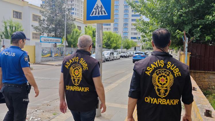 Diyarbakırda 101 okulun çevresinde polis denetimi