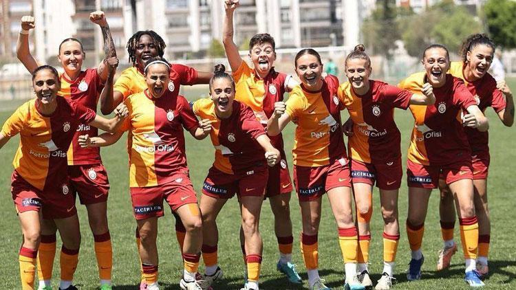 Kadın Futbol Süper Liginde şampiyon Galatasaray
