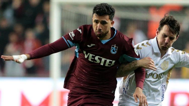 Trabzonsporda Trezeguet sakatlandı Resmi açıklama...
