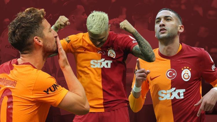 Sivassporu 6 golle geçen Galatasarayda Ziyech, Mertens ve Icardi şov yaptı