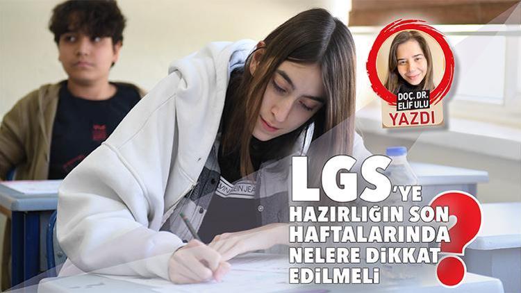 LGS’ye hazırlığın son haftalarında nelere dikkat edilmeli