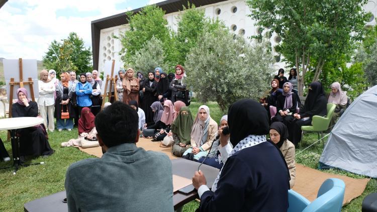 Mardin’de üniversite öğrencileri, Gazze için ‘Ribat çadırı’ kurdu