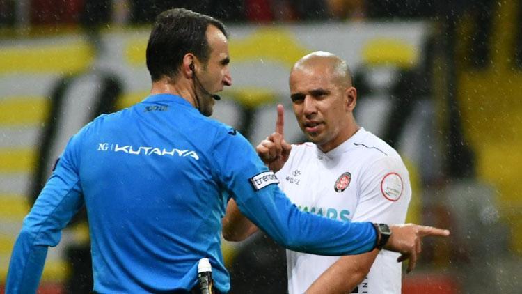 PFDKdan Sofiane Feghouliye 5 maç ceza Fatih Karagümrükten tepki...