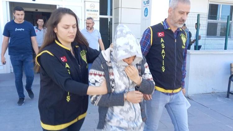 Aksarayda 12 ayrı hırsızlık suçundan aranıyordu Polisi görünce pencereden kaçmaya çalıştı