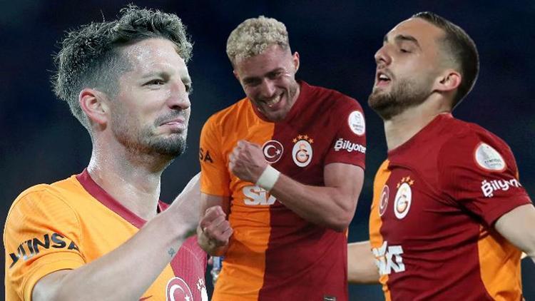 Fatih Karagümrük-Galatasaray maçında yine sahneye çıktılar Barış Alper Yılmaz, Mertens ve Berkan...