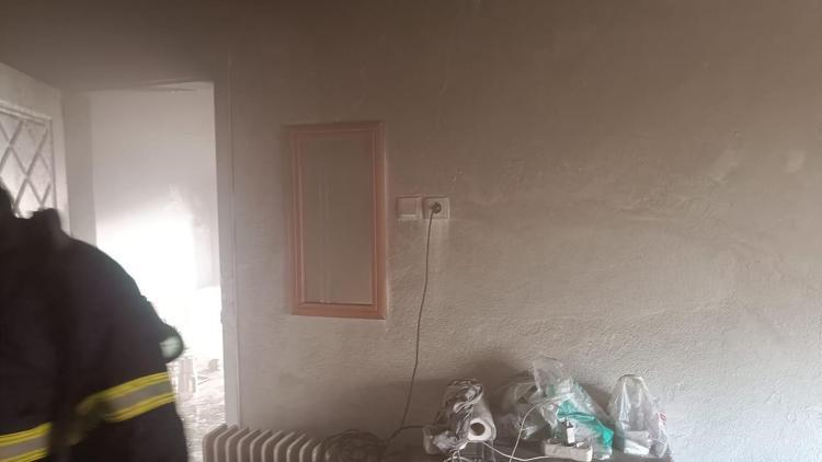 Mardin’de ev yangını: 3 kişi dumandan etkilendi