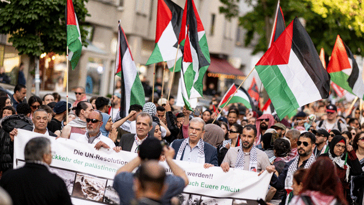 Berlin’de ‘Nakba Günü Yürüyüşü’