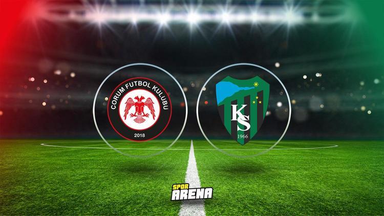 Çorum FK Kocaelispor maçı ne zaman saat kaçta hangi kanalda TFF 1. Lig Play Off finali yolunda önemli mücadele