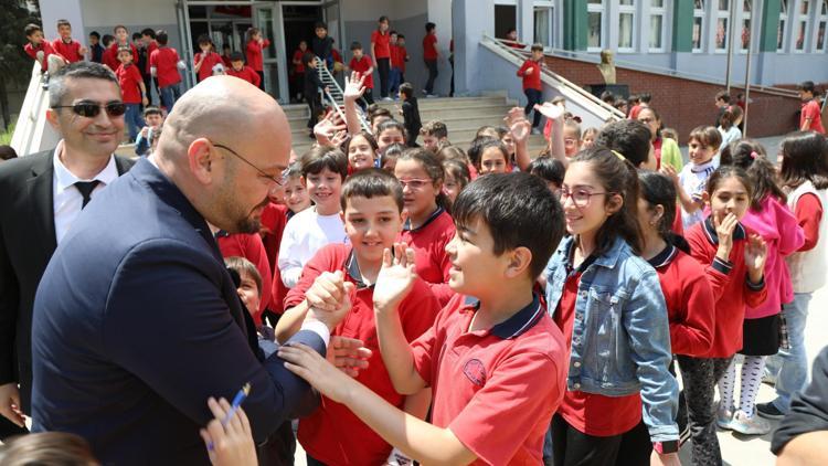 Başkan Türkel, Geleceğin Yazarları ile bir araya geldi