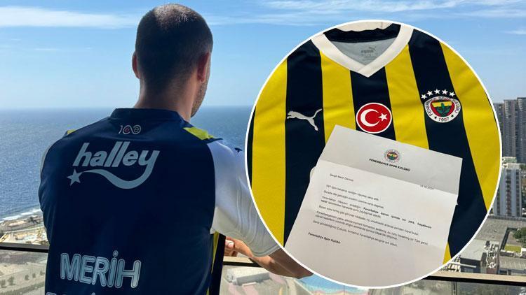 Fenerbahçeden Merih Demirala forma hediyesi Taraftar heyecanlandı: Transfer