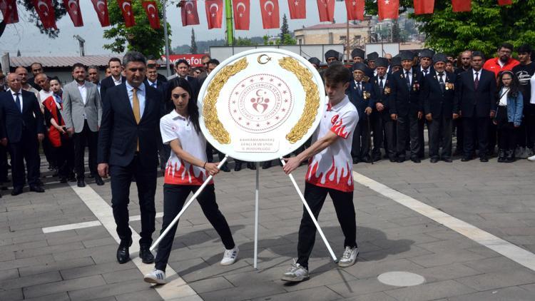 Kahramanmaraş’ta 19 Mayıs törenle kutlandı