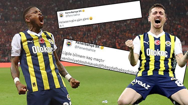 Fenerbahçeden Galatasaray galibiyeti sonrası olay göndermeler