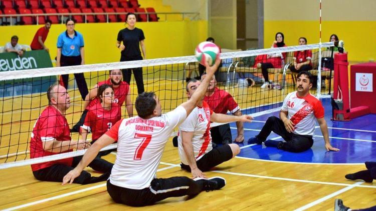 Osmaniye’de düzenlenen Oturarak Voleybol 1. Lig Final Müsabakaları sona erdi